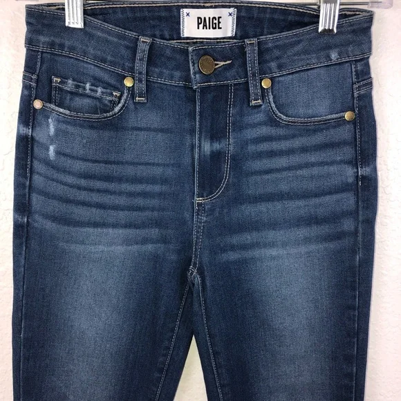 New Paige Skinny Ankle Jean - Picture 4 of 8